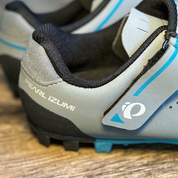NEW PEARL IZUMI X-Alp Divide Moutain Bike Cycling Shoes Gray/Black Women's 42 - Picture 9 of 12